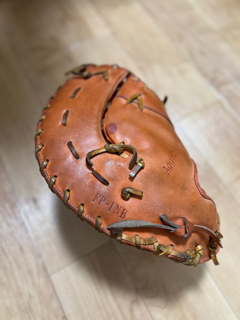 スラッガー 硬式用ファーストミット オレンジ