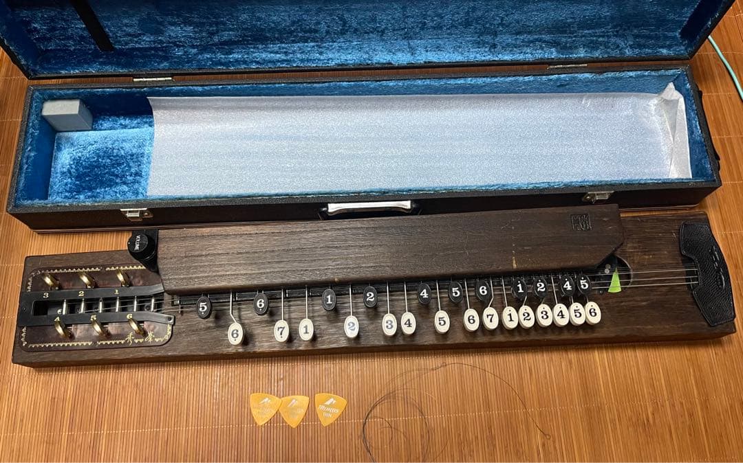 美品　大正琴　秀峯
