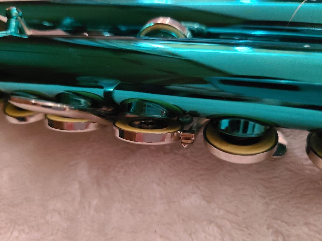 Eastar フルート本体 ケース付き メタリックブルー