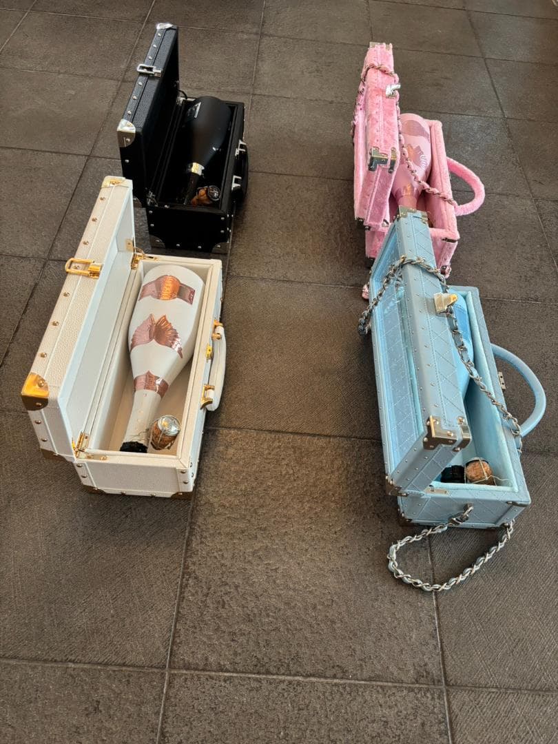 エンジェル ANGEL シャンパン 空箱 ボトル キャリーケース ４色セット