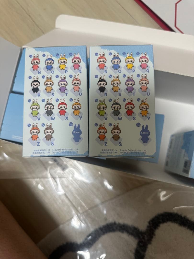 Labubu PIN FOR LOVE ぬいぐるみ(N-Z) ピース 2個