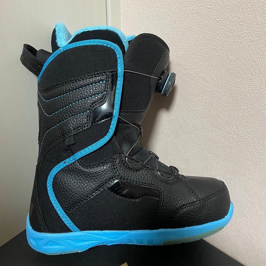 【美品】一回のみ着用　SLIB 女性用スノーボードブーツ ブラック24.5cm