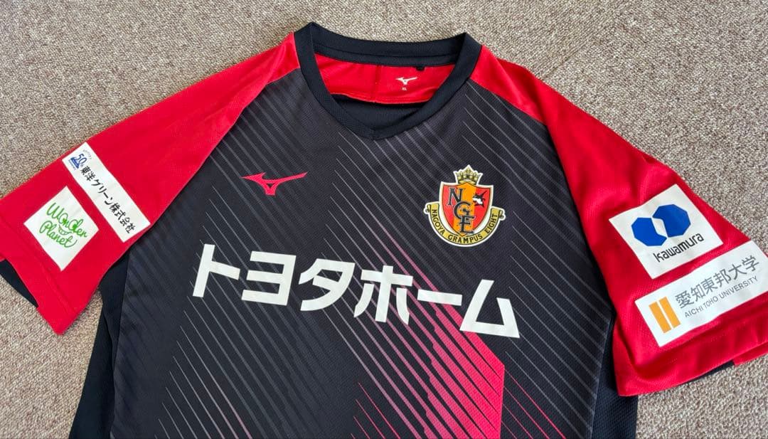 選手実使用品 トレーニングウェア シャツ 半袖 名古屋グランパス ユニフォーム