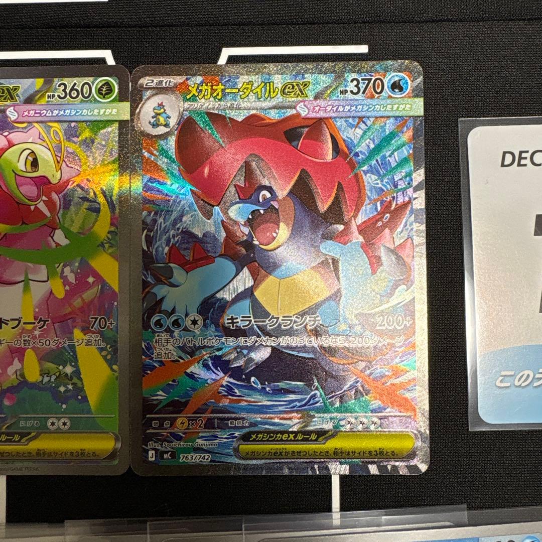 スタートデッキ100 101番 メガメガニウム メガエンブオー　メガオーダイル