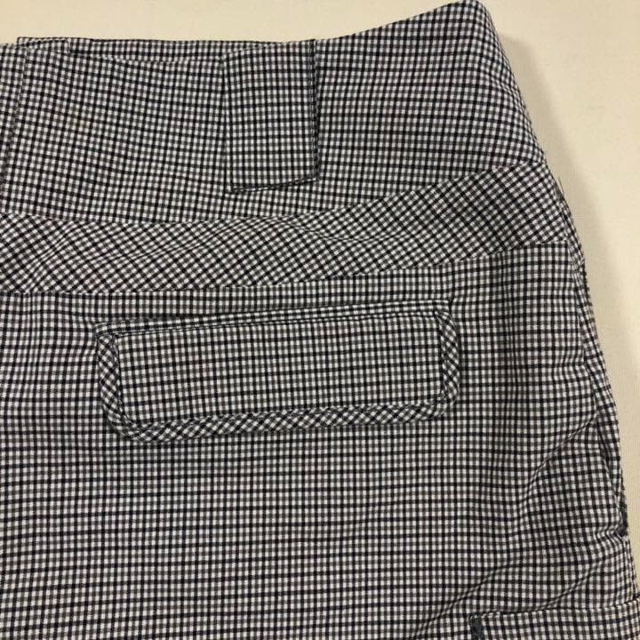 マークアンドロナ ゴルフ スカート スコート 日本製 ブラック 千鳥 Mサイズ