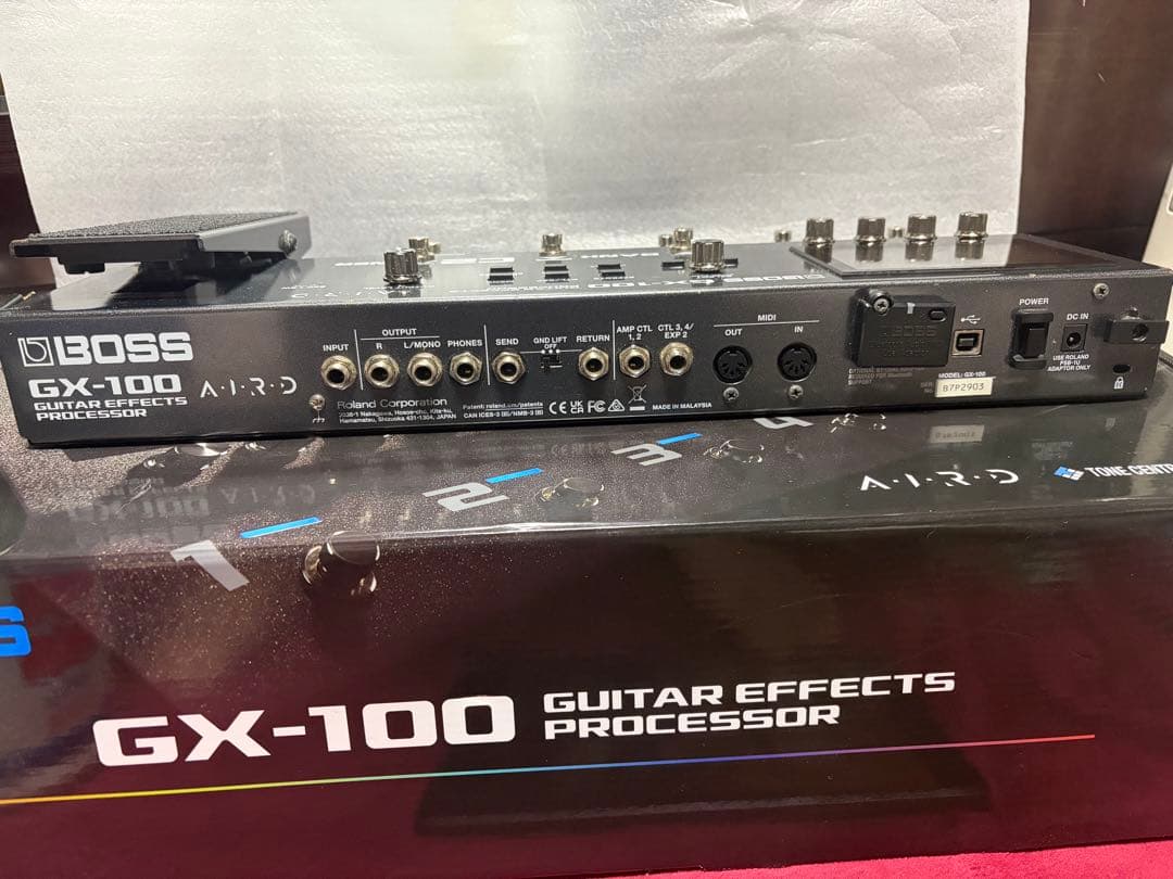 「動作確認済み・付属品完備！」BOSS GX-100 BT-DUALバック付き！