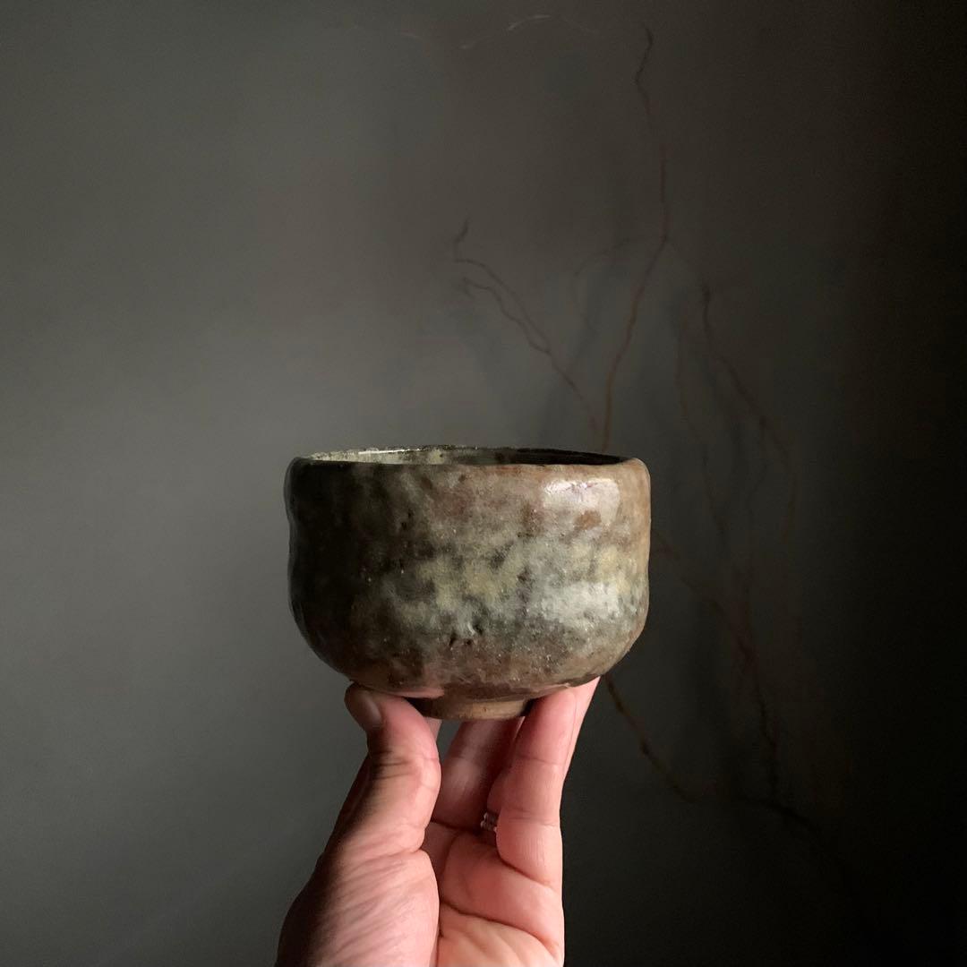 古い 赤楽 茶碗 茶道具 古美術 古道具 アンティーク 赤茶碗 楽茶碗