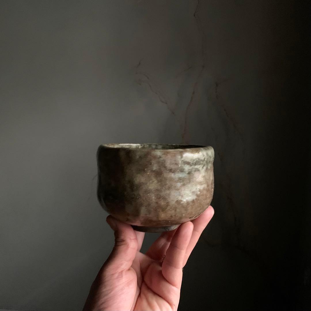 古い 赤楽 茶碗 茶道具 古美術 古道具 アンティーク 赤茶碗 楽茶碗