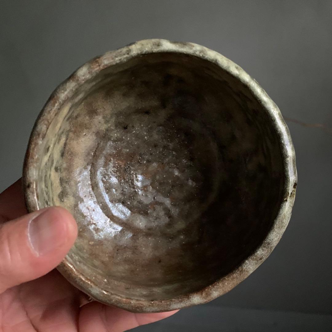 古い 赤楽 茶碗 茶道具 古美術 古道具 アンティーク 赤茶碗 楽茶碗