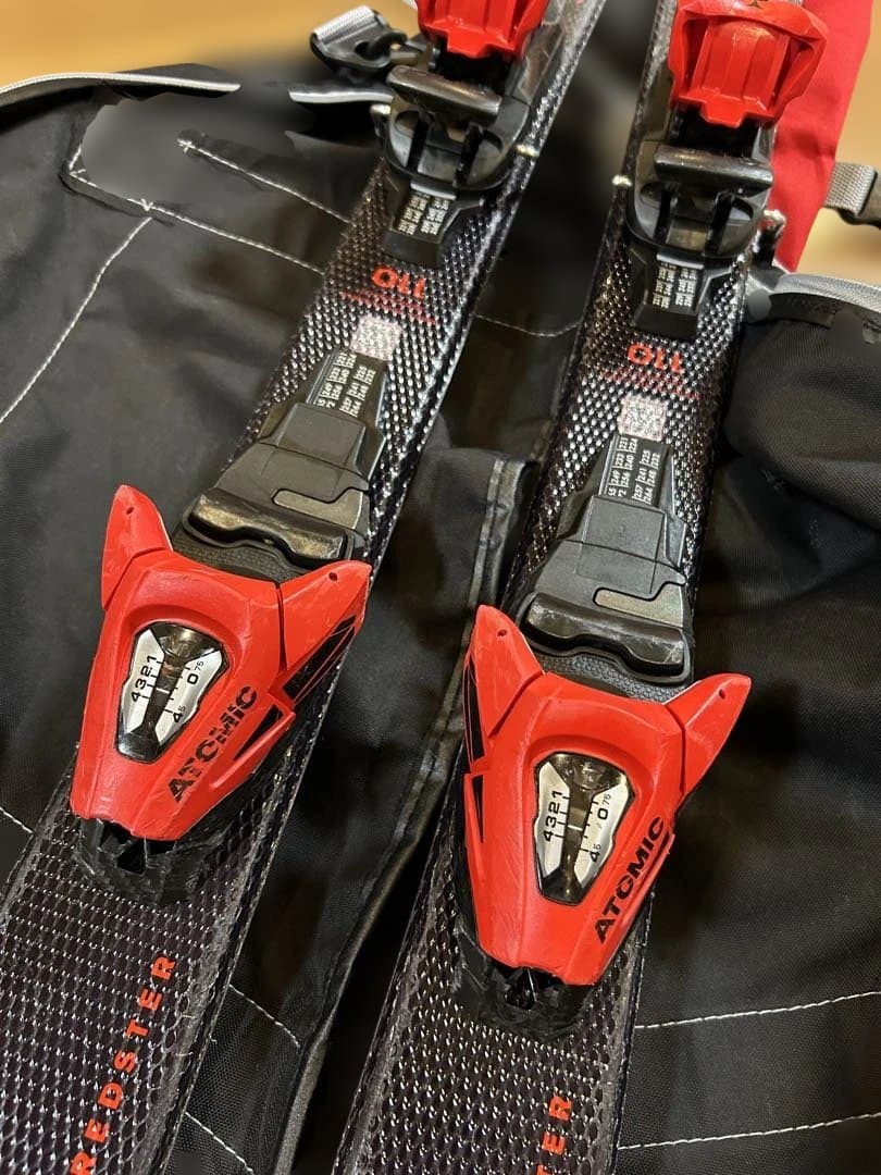 ATOMIC REDSTAR JX ジュニア スキー 110cm レッドスター