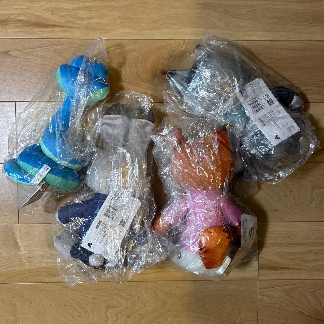 未開封 ズートピア2 Lぬいぐるみ　ニック ジュディ ゲイリー パウバート