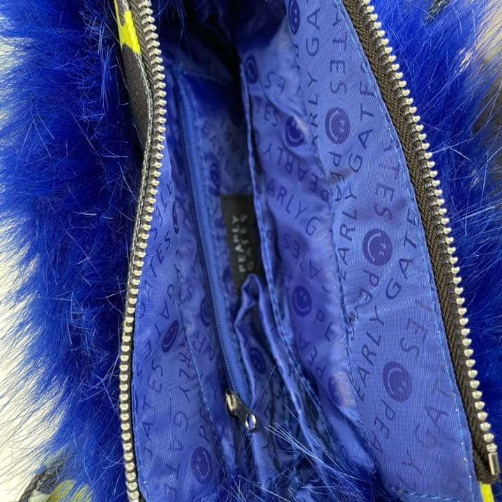 新品　パーリーゲイツ　カモフラ　ファー　カードバッグ　ラウンドバッグ