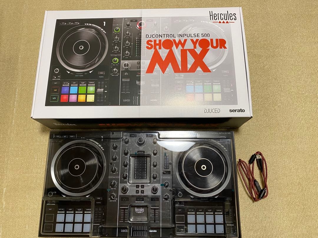 【美品】Hercules DJControl Inpulse 500 カバー付き