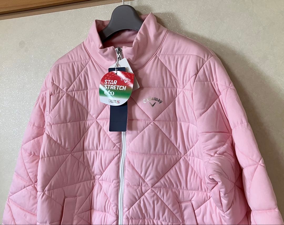 キャロウェイ ゴルフウェア レディース 中綿ジャケット、ブルゾン 未使用タグ付L