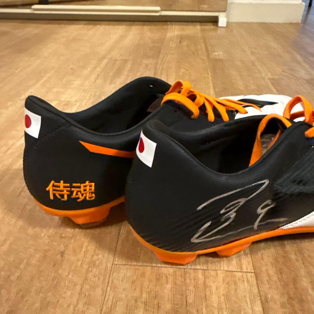 まさま⭐︎岡崎慎司サイン入り　Mizuno サッカーシューズ 【侍魂】