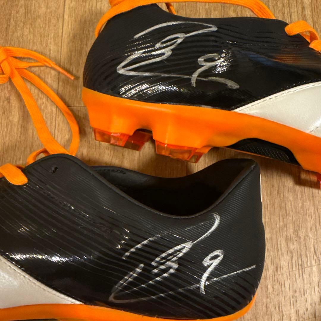 まさま⭐︎岡崎慎司サイン入り　Mizuno サッカーシューズ 【侍魂】