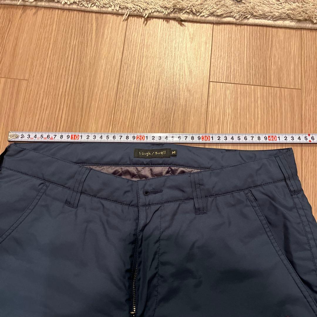 ラフアンドスウェル　防寒パンツ　レア　ネイビー　キルティング　M