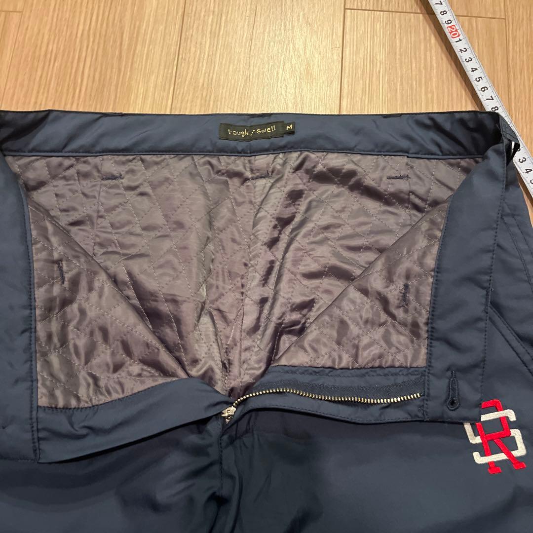 ラフアンドスウェル　防寒パンツ　レア　ネイビー　キルティング　M