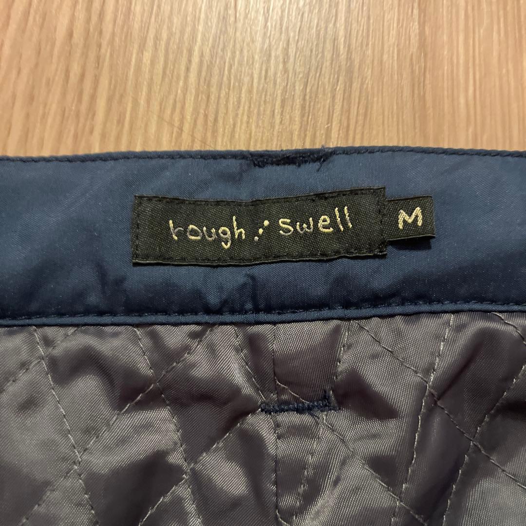 ラフアンドスウェル　防寒パンツ　レア　ネイビー　キルティング　M