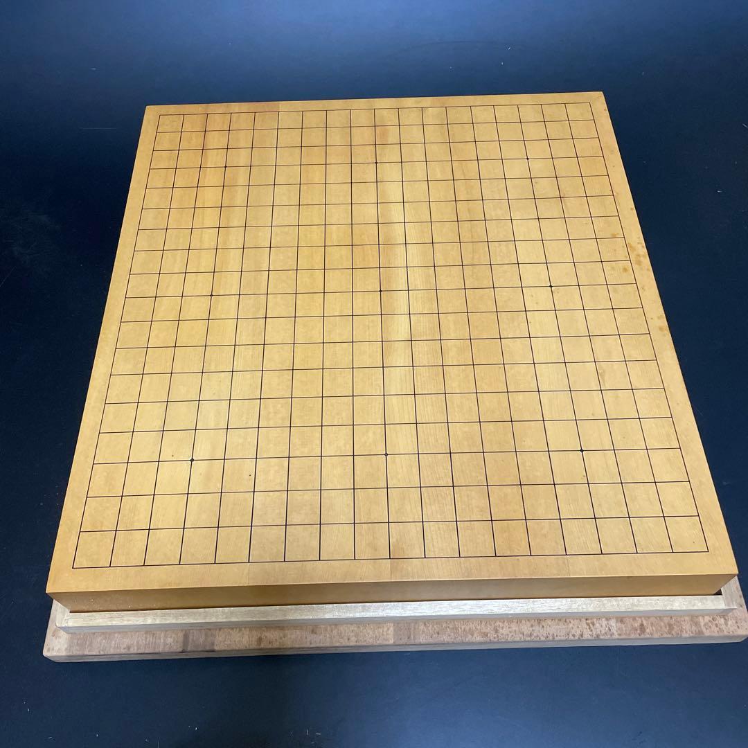 時代　碁盤　天然木　本榧〔ホンカヤ〕　碁盤　碁石　囲碁