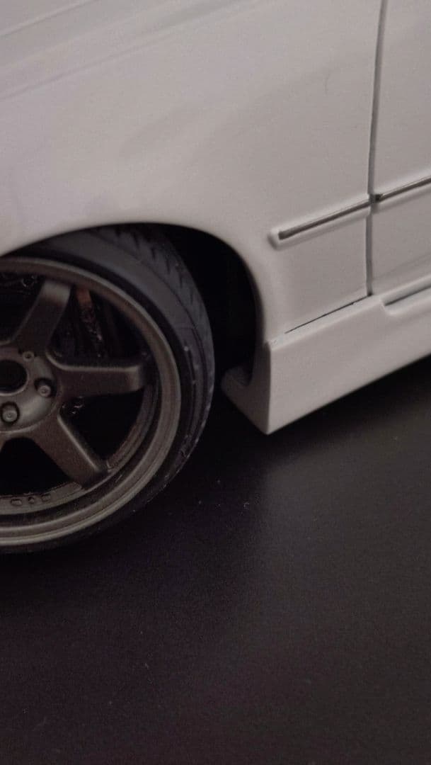 アオシマ1/24 JZX100 マークII プラモデル 完成品