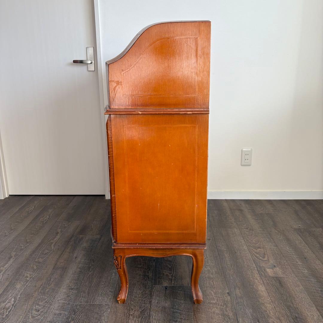 ヴィンテージ　イタリア製　ライティングビューロー　チェスト