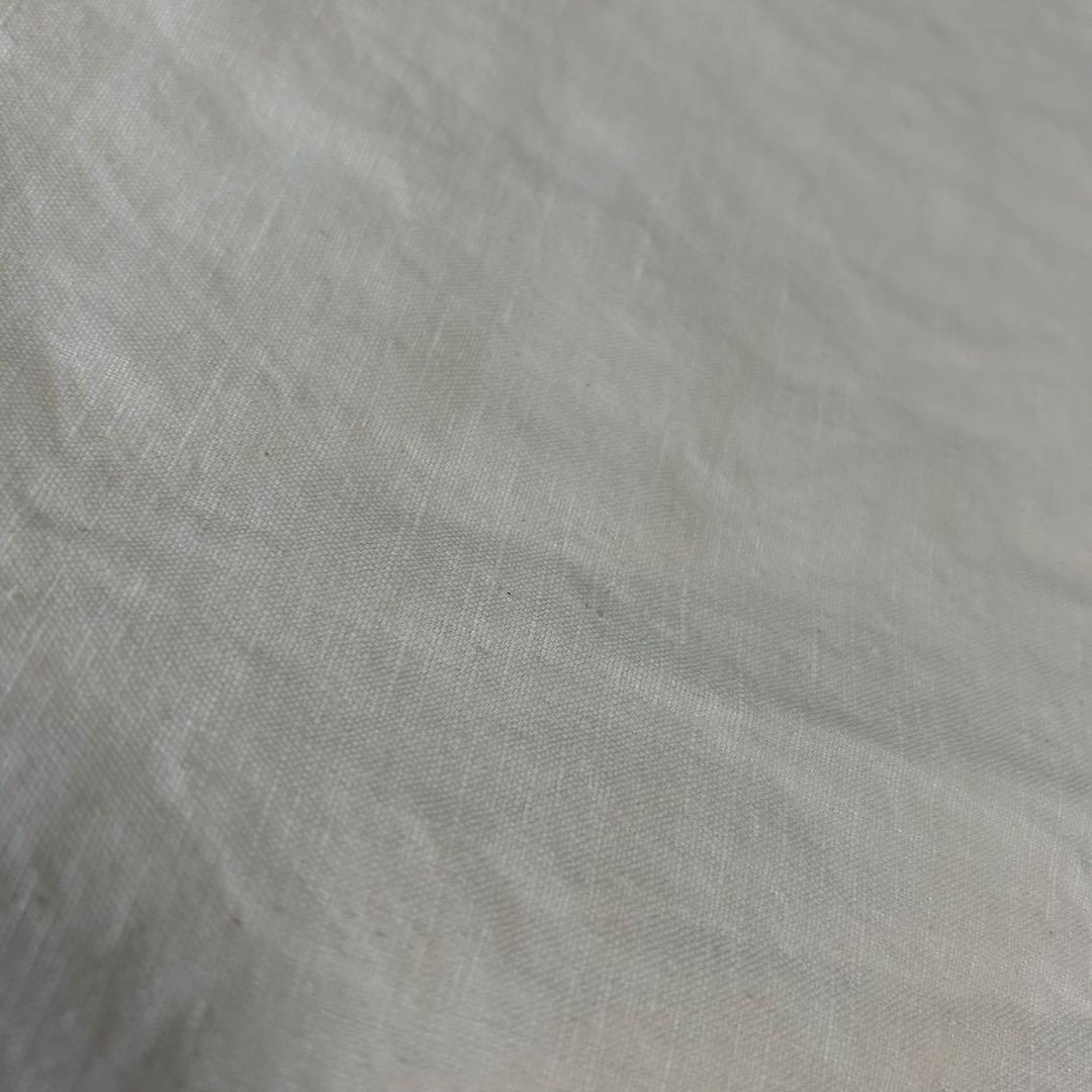 ヴィンテージ　リネン＆コットン大判クロス　約110×180 ブロカント　蚤の市