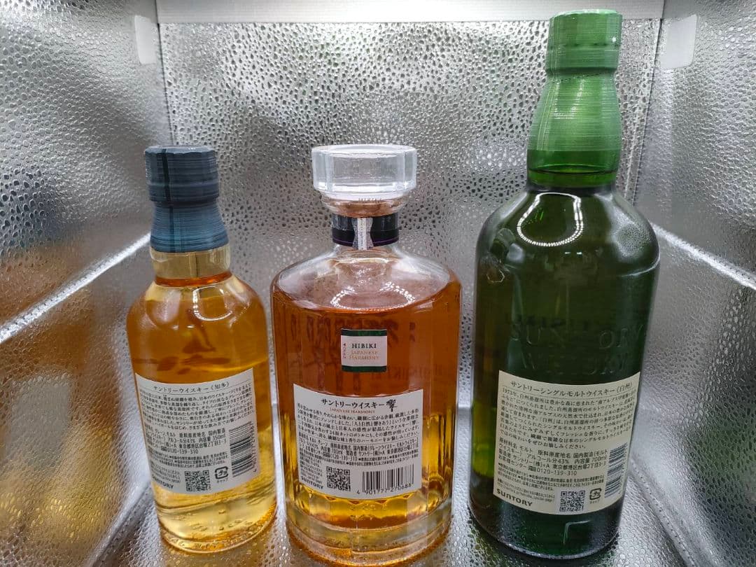 サントリーウイスキーセット　白州箱付、響箱付、知多箱無し