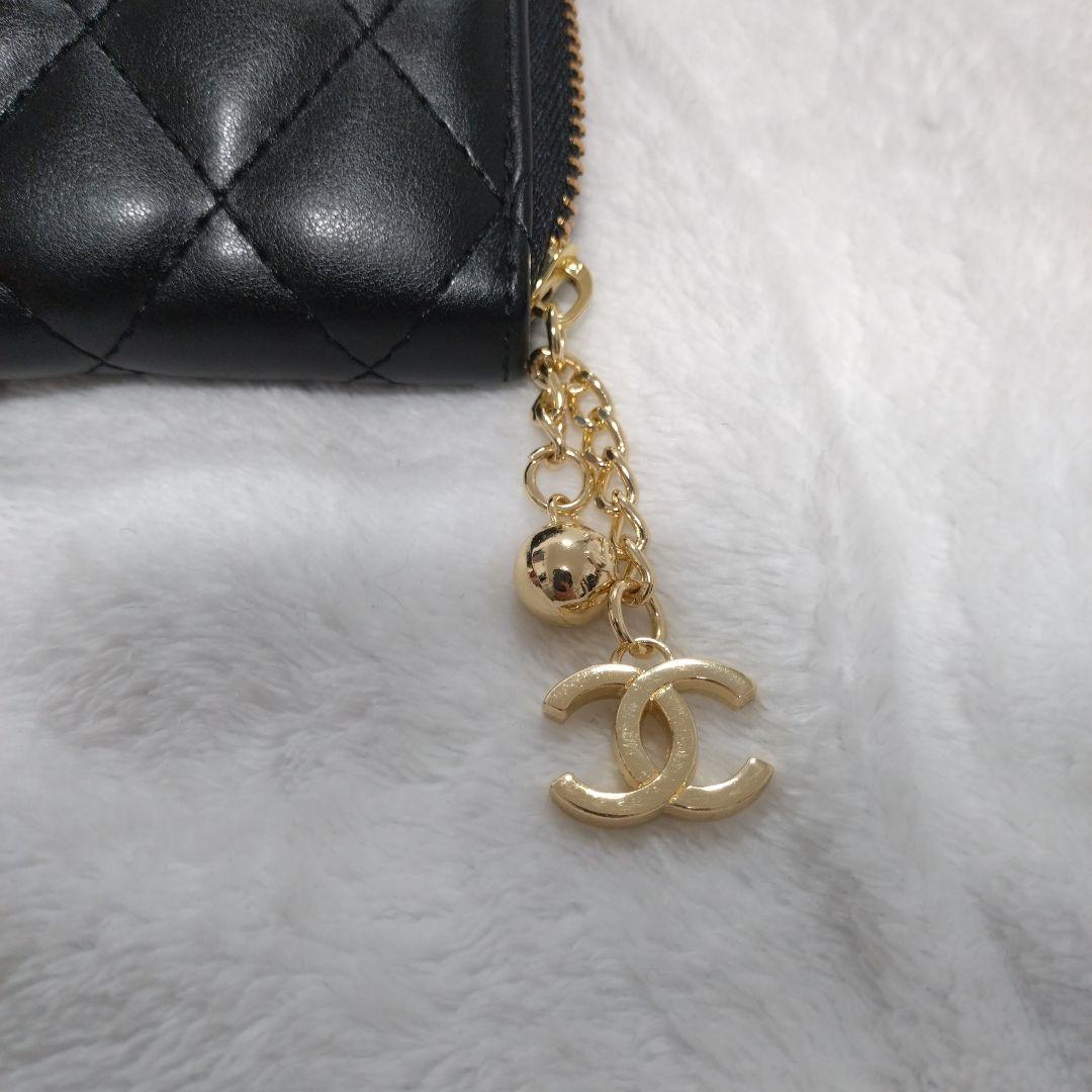 栗*様 【新品·未使用】ノベルティブラック キルティング 長財布