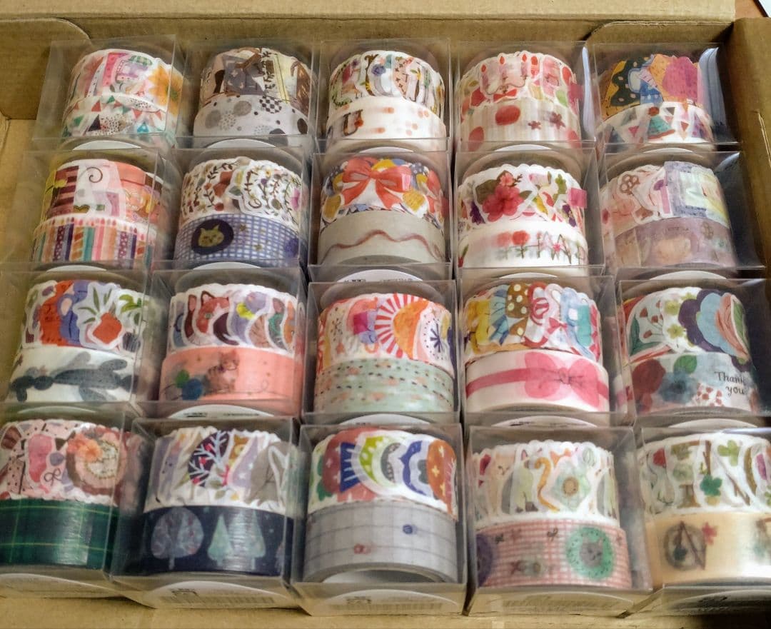 794.新品＆中古　フェリシモ　マスキングテープ　20セット40個⑤