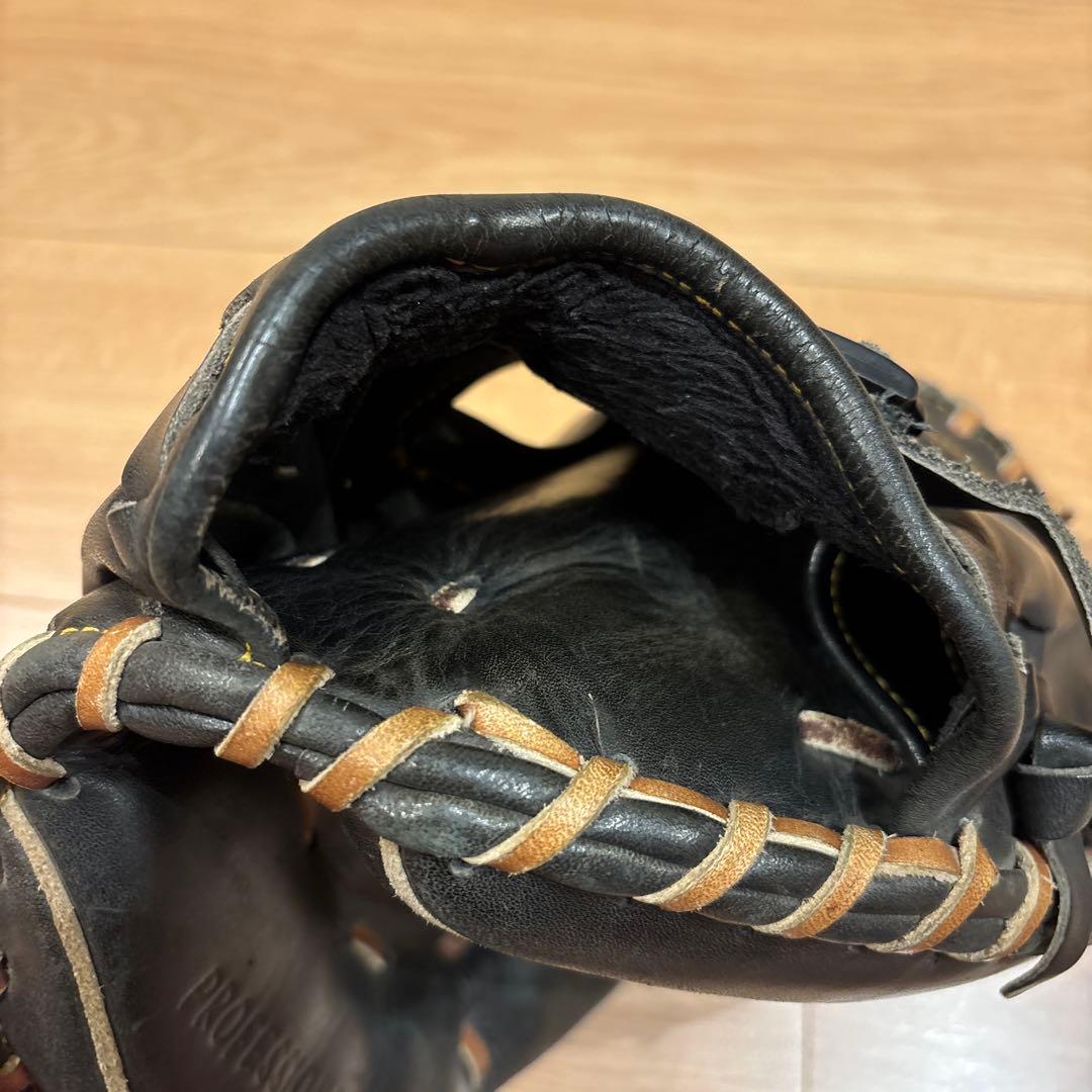 ハタケヤマ　キャッチャーミット　TH-268B ブラック　即使用可能