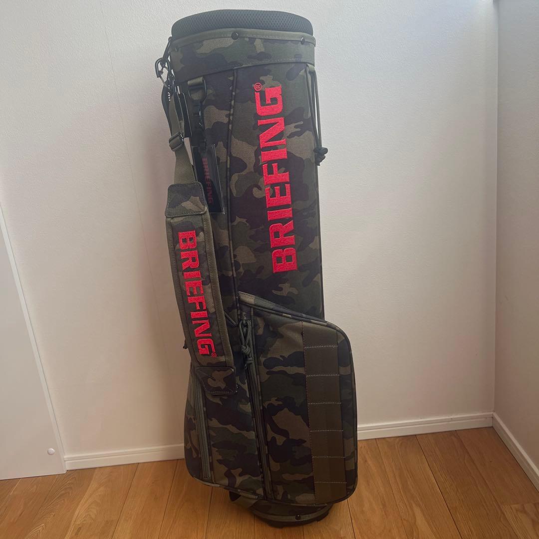 新品ブリーフィング ゴルフ サンデーバッグ キャディバッグ グリーンカモ