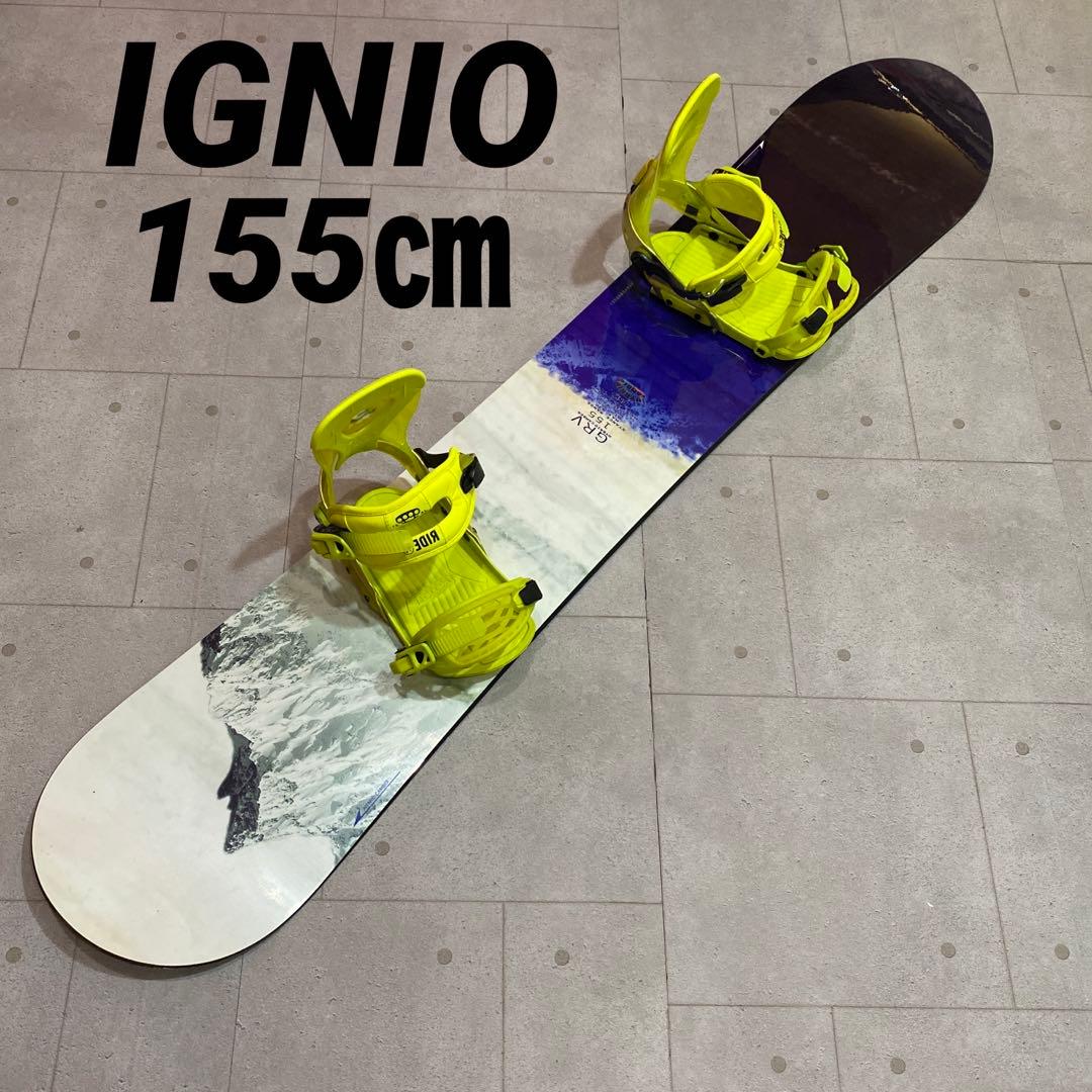 ★IGNIO イグニオ　スノーボード　ヴィンディング　セット　板　RIDE T6