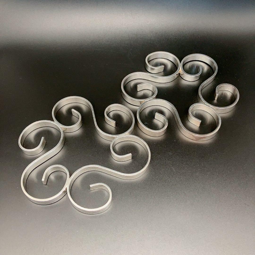 クリストフル ガリア 鍋敷き ① Gallia アンティーク シルバープレート