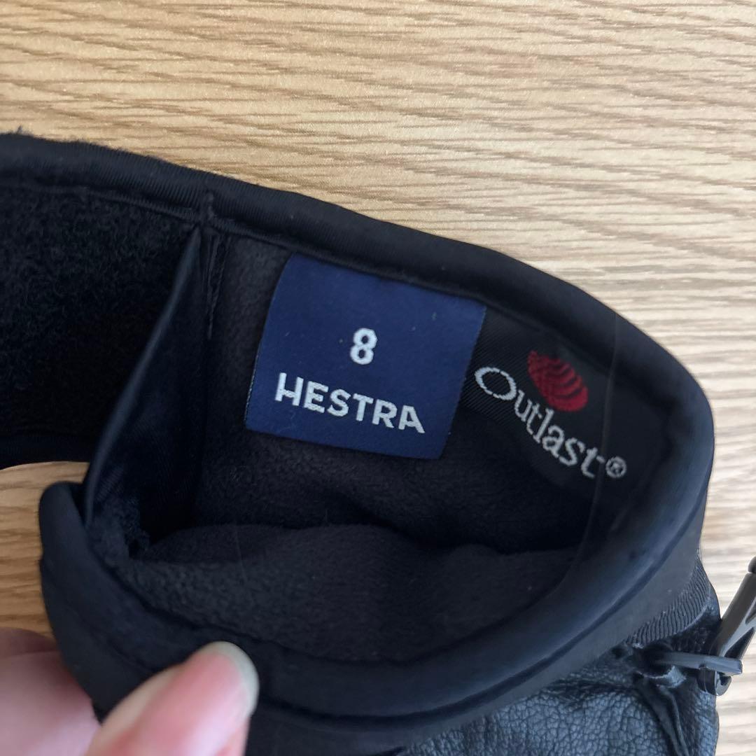 Hestra レザーグローブ サイズ８ブラウン