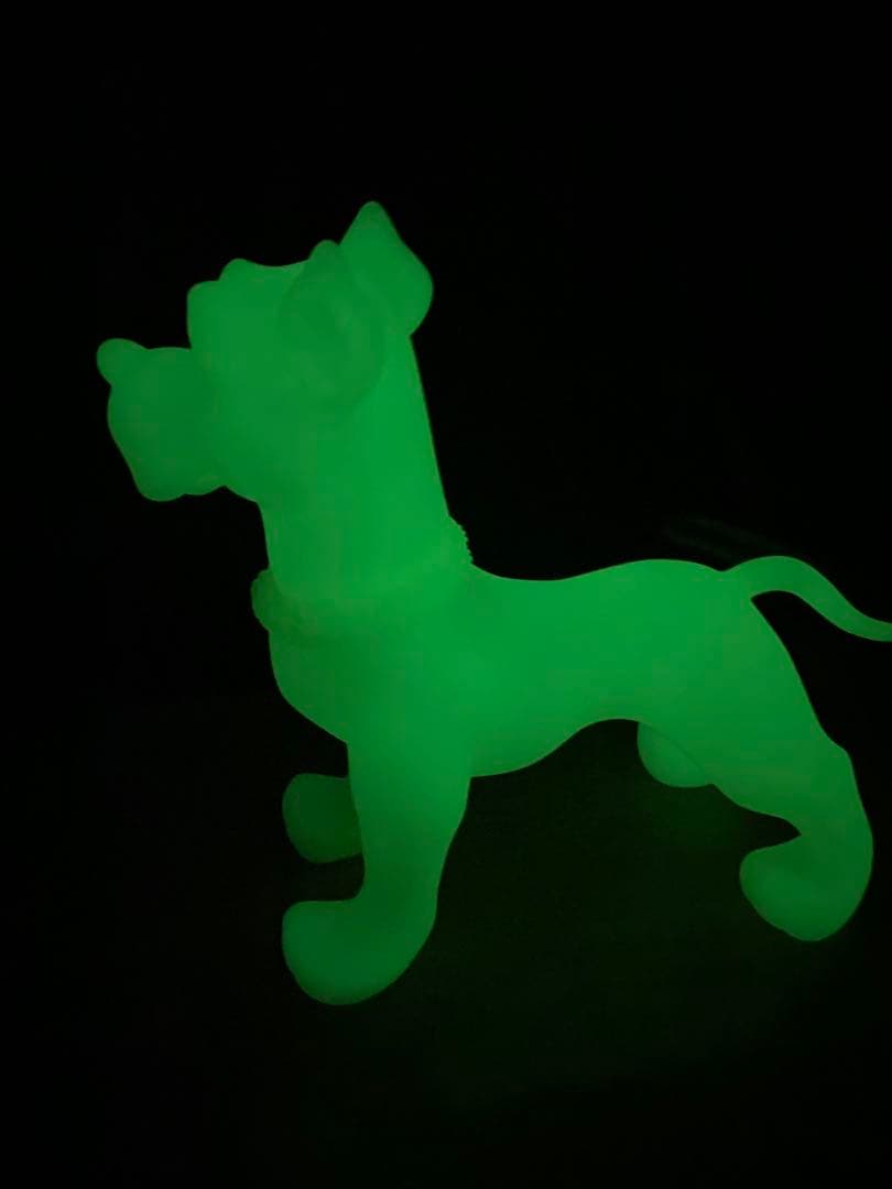 MEDICOM TOY ×NEIGHBORHOOD 犬のフィギュア 溜光素材