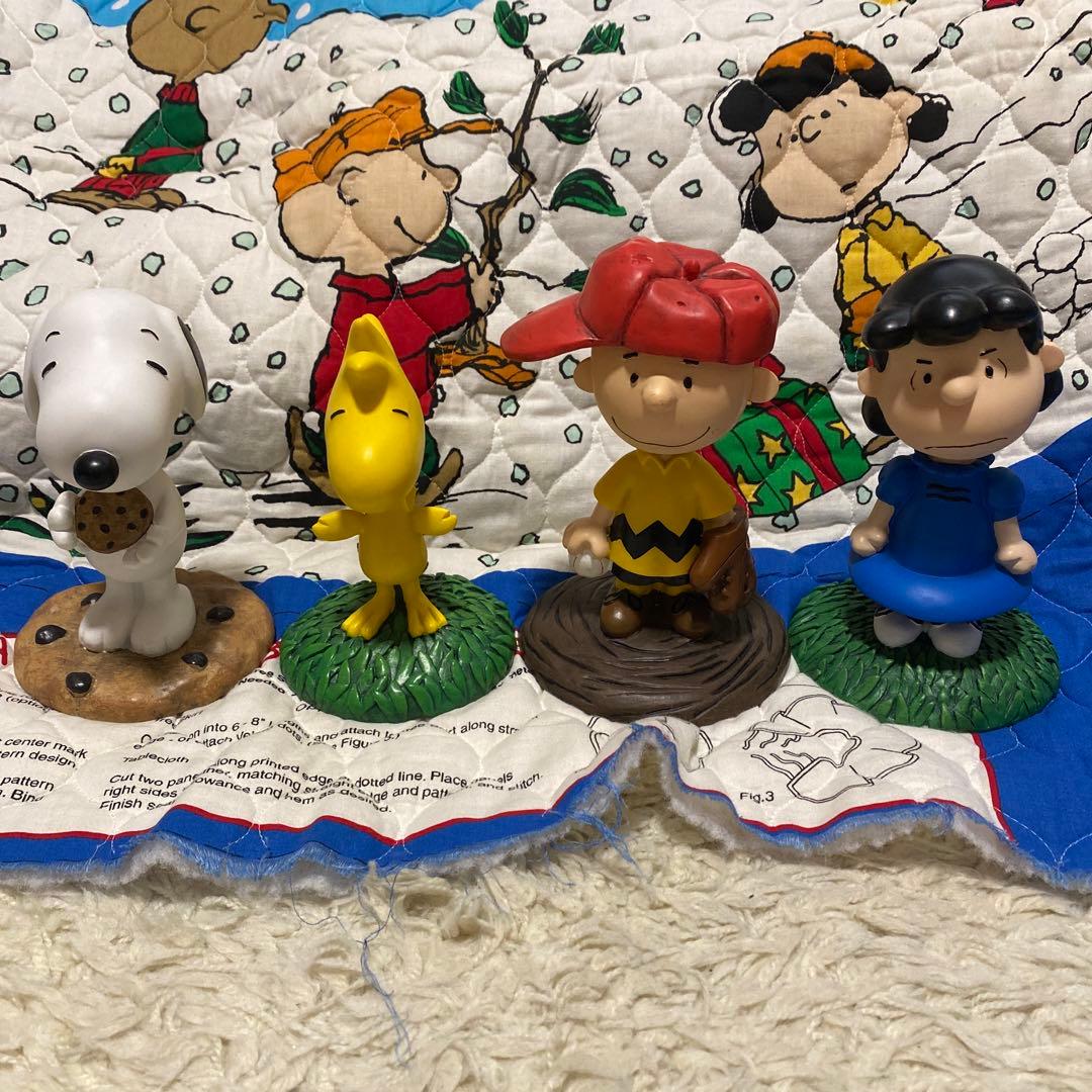 【激レア】ピーナッツ　SNOOPY ビンテージ　ボビングヘッド　4体セット