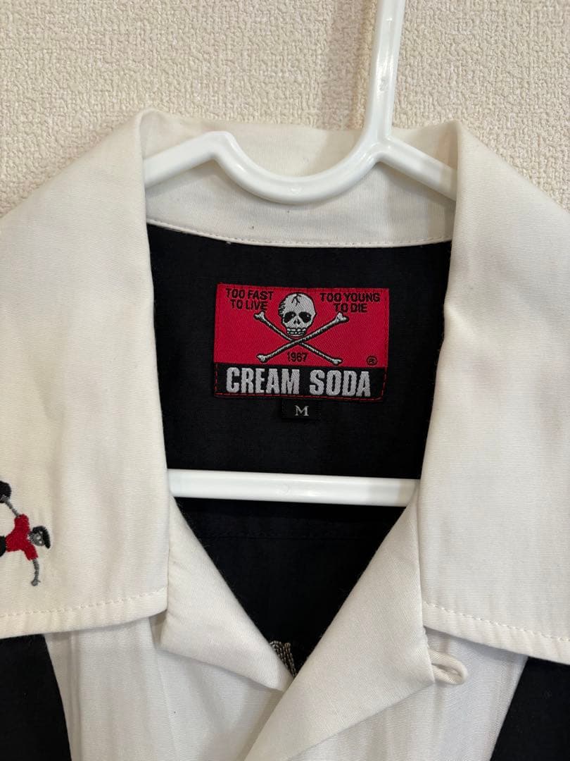 CREAM SODA スカルデザインシャツ Mサイズ
