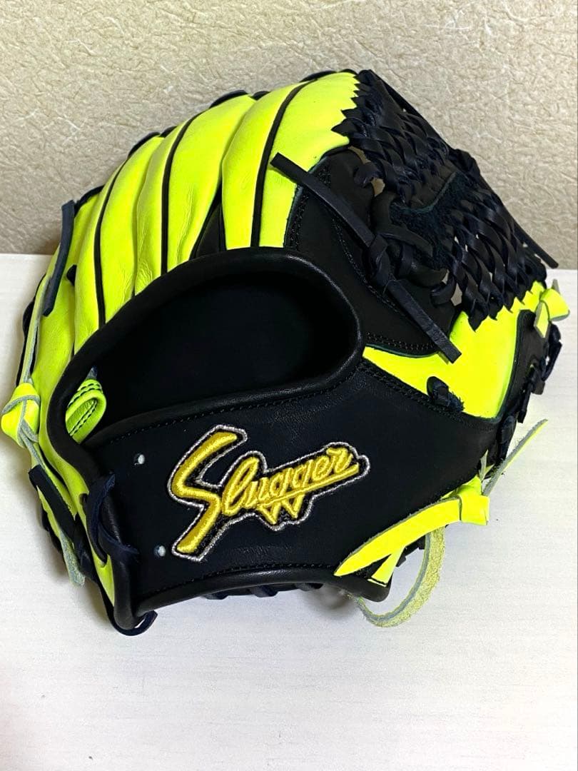 《蛍光イエロー》2020限定グラブ【久保田スラッガー】軟式一般用グラブ新品未使用
