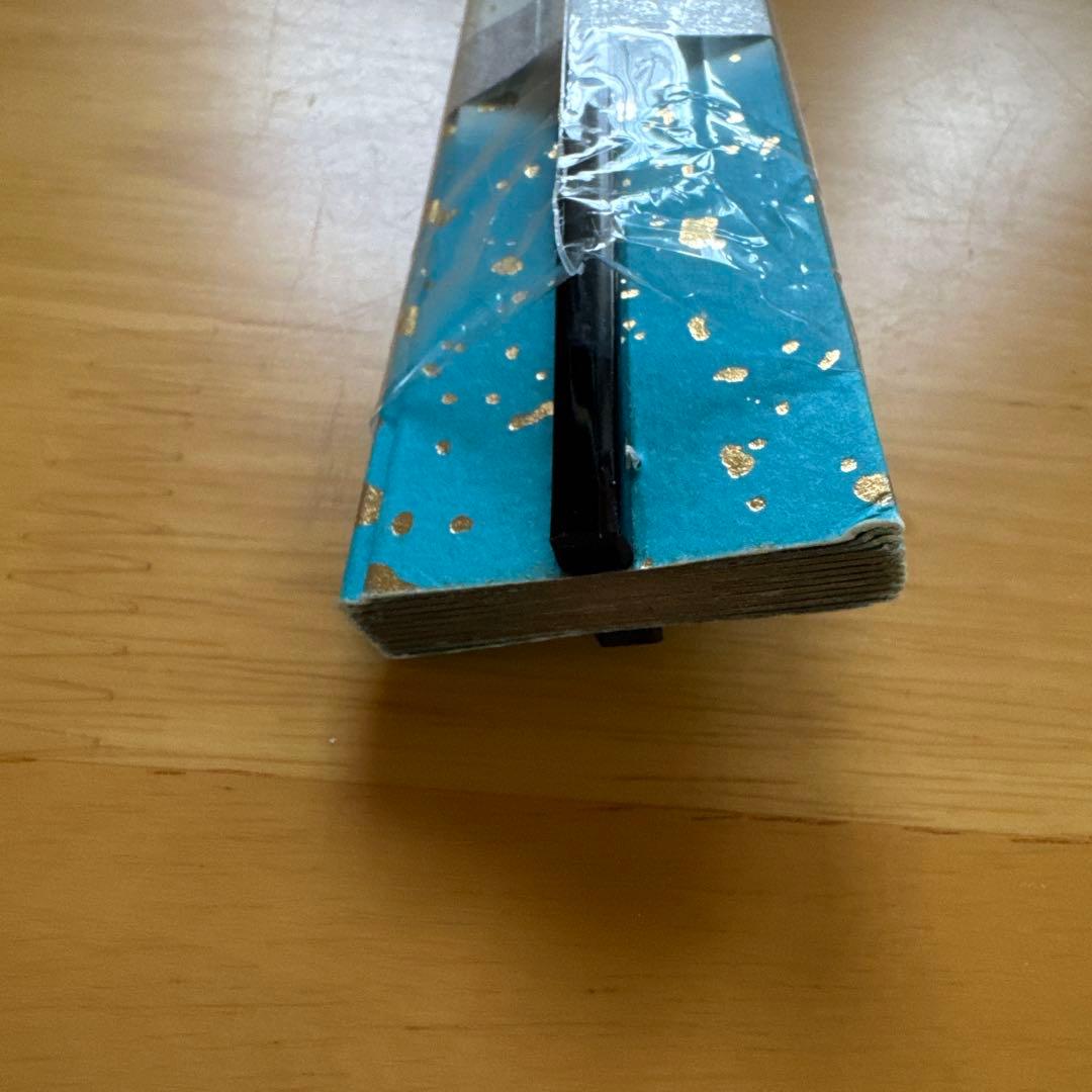 舞扇子 青と白のグラデーション