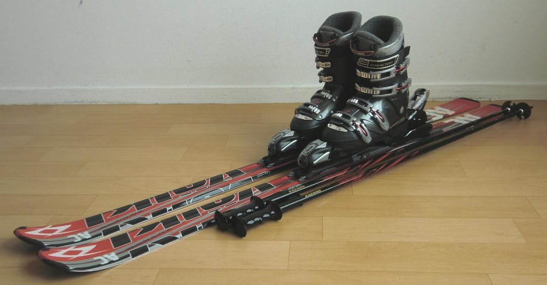 ■■送料無料■VOLKL■メンズスキーセット■板156靴26.5■メンテ付■■