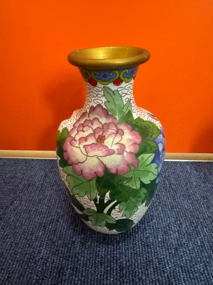 1851   七宝焼　景泰藍　花瓶5客