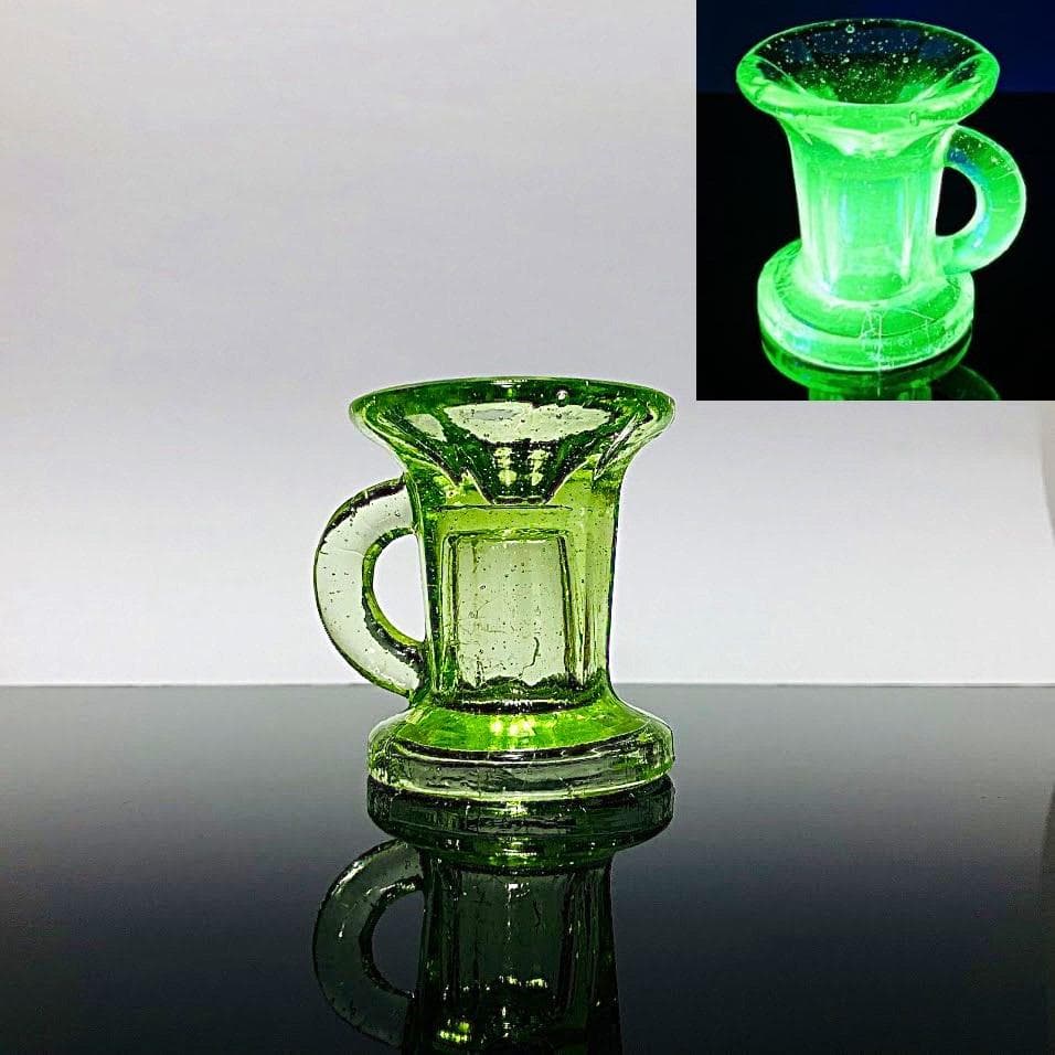 珍品 アイスクリームカップ型ペロ 大ペロ ペロペロ ままごと ウランガラス 戦前