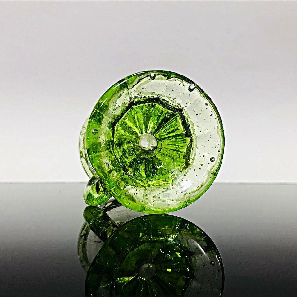 珍品 アイスクリームカップ型ペロ 大ペロ ペロペロ ままごと ウランガラス 戦前