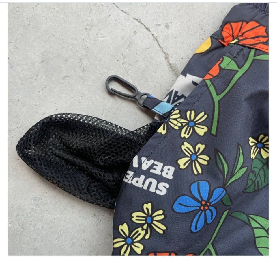 スーパービーバー KiU SUPER BEAVER ハーフパンツ Lサイズ 花柄