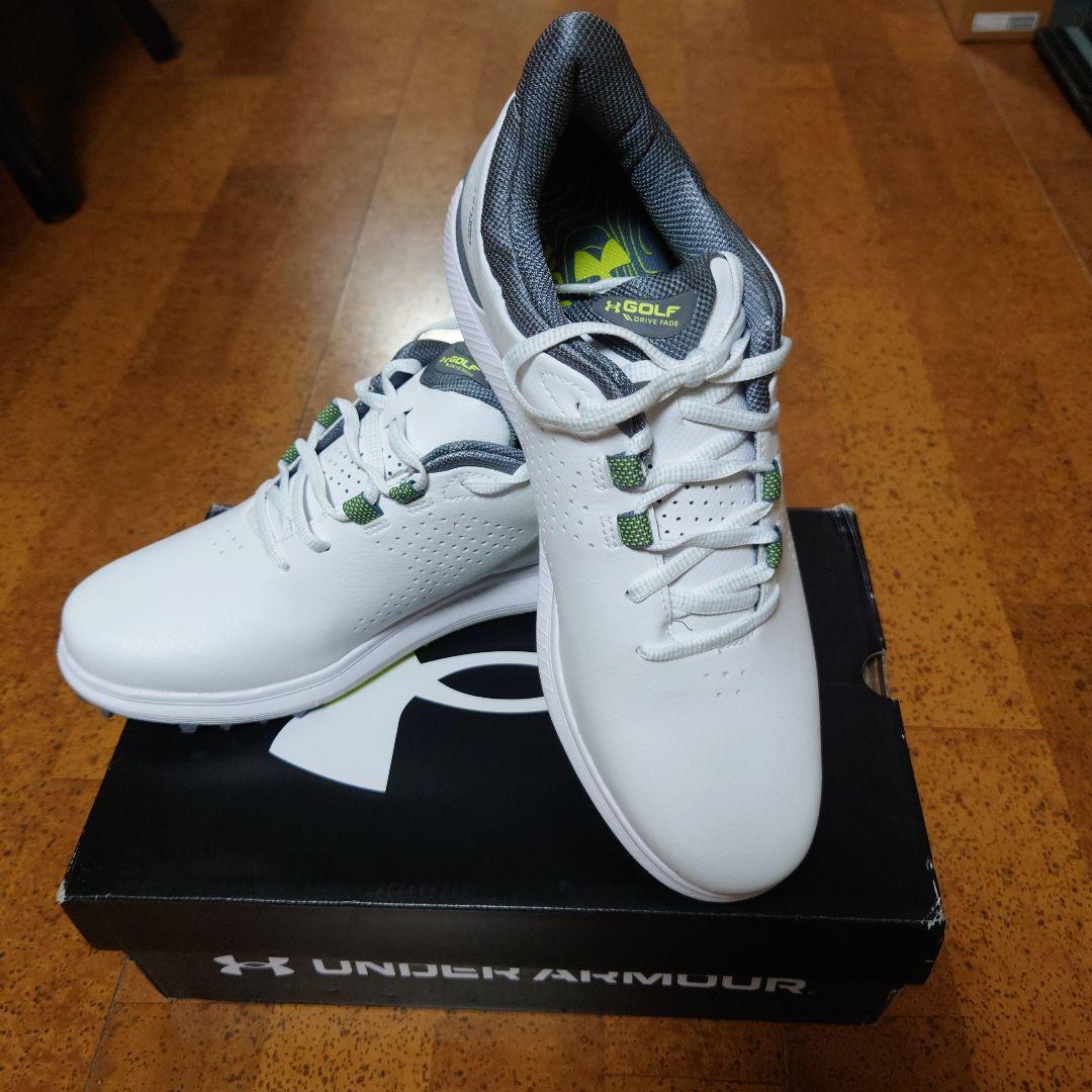 最終値!UNDER ARMOUR ゴルフシューズ ドライブフェイド WH SL