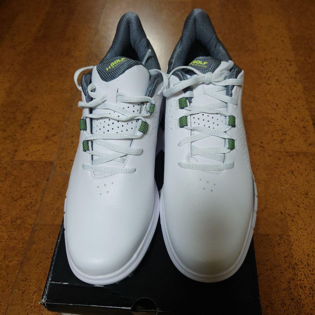 最終値!UNDER ARMOUR ゴルフシューズ ドライブフェイド WH SL