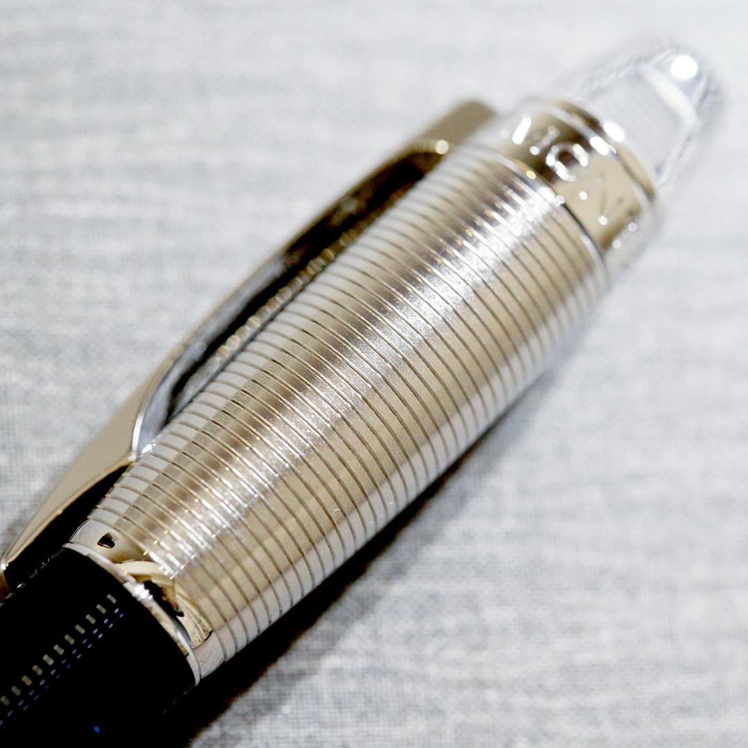 【極美品 送料込み】モンブラン 万年筆 スターウォーカー メタルドゥエ