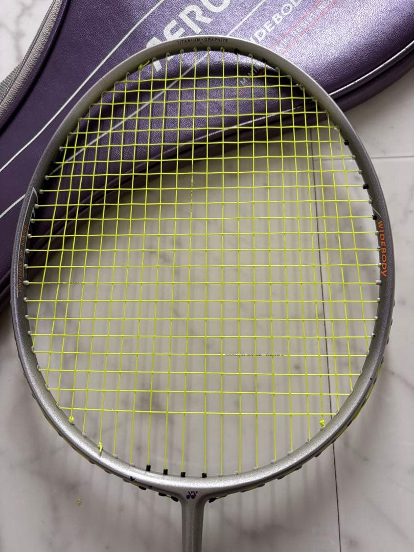 超希少！レア！当時物！旧ロゴ！YONEX エアロータス100 専用ケース付き