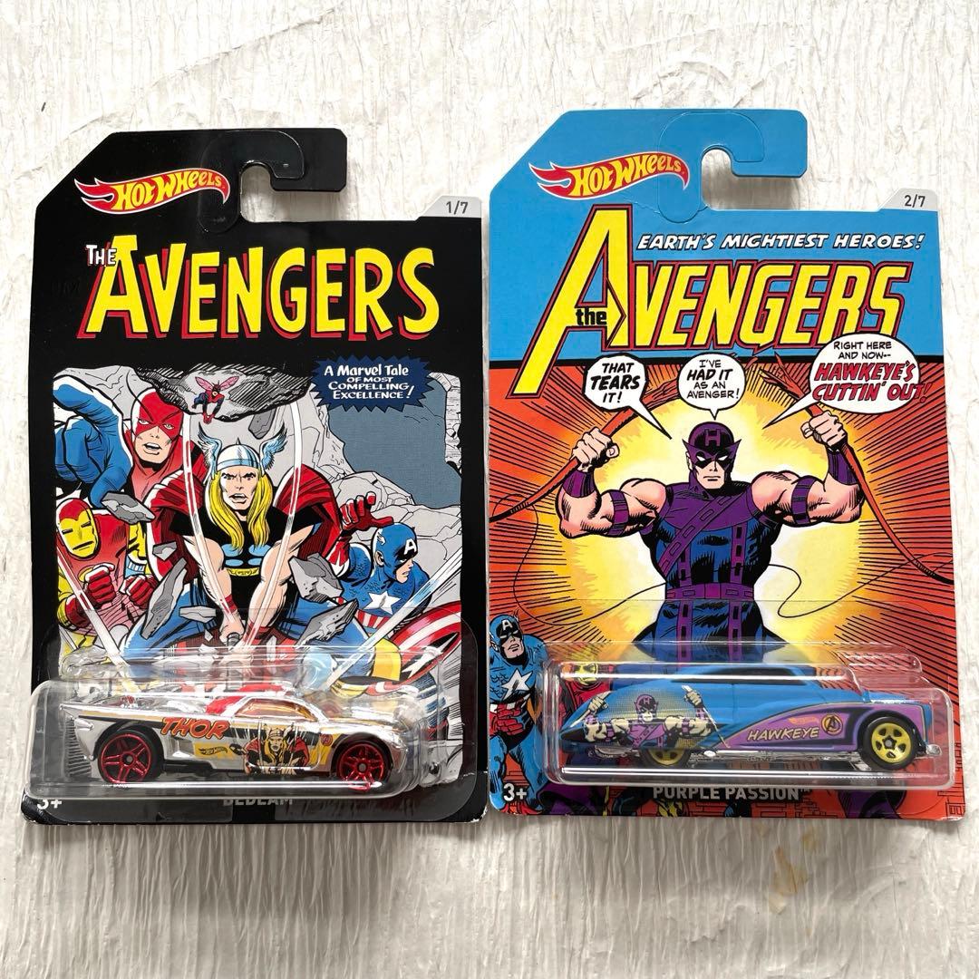 Hot Wheels Avengers ミニカー 8個セット